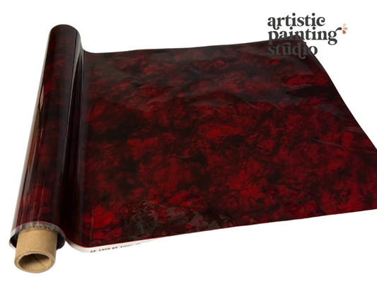 Rocco Red Marble Foil