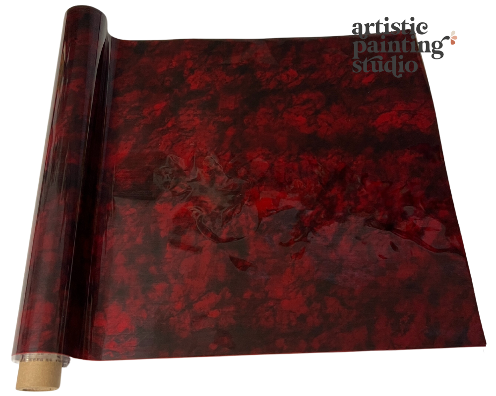 Rocco Red Marble Foil