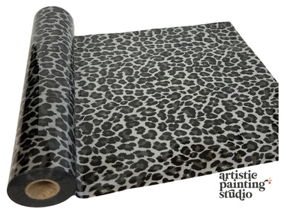 Wild Leopard Spots - Large - Silver Foil