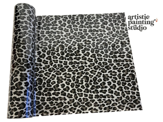 Wild Leopard Spots - Large - Silver Foil