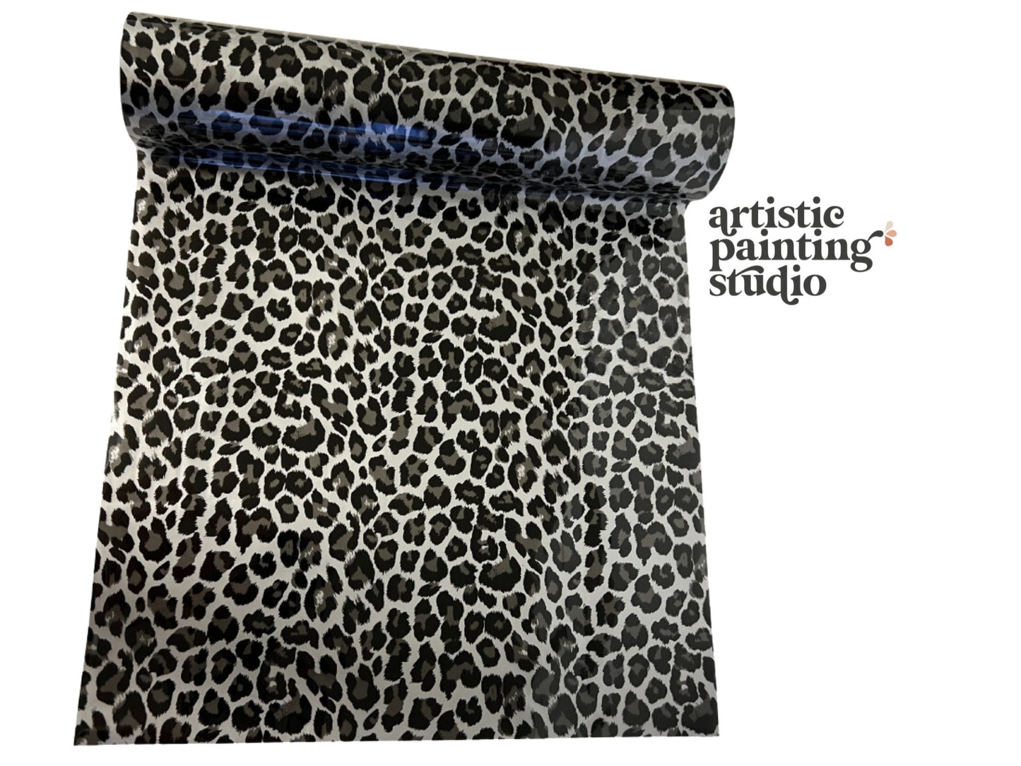 Wild Leopard Spots - Large - Silver Foil