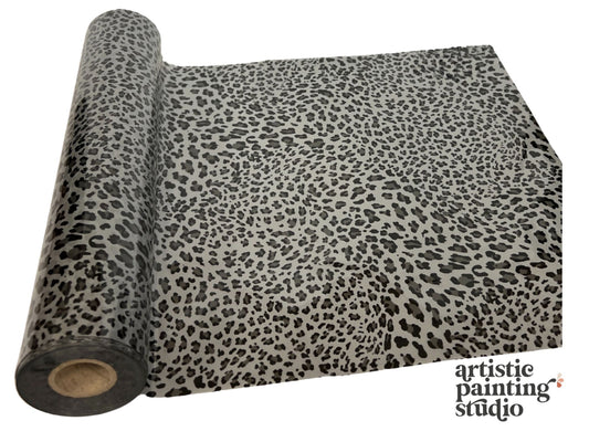 Wild Leopard Spots - Small - Silver Foil