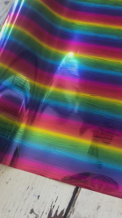 Rainbow Woodgrain Foil