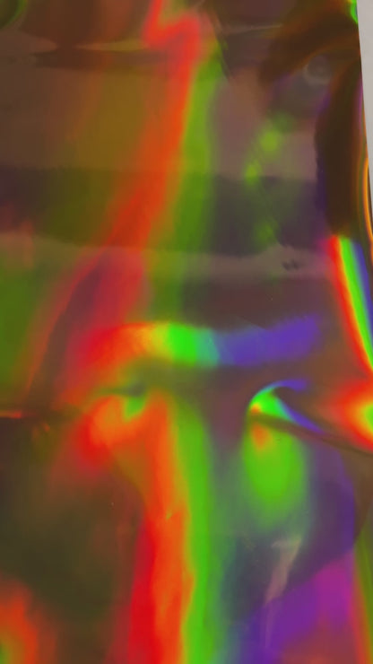 Copper Rainbow Hologram Foil