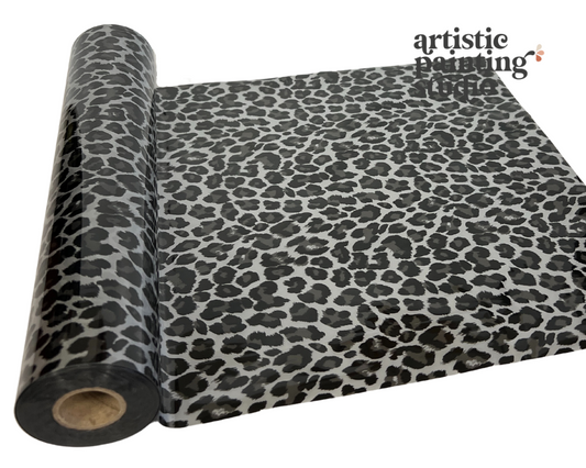 Wild Leopard Spots - Large - Silver Foil