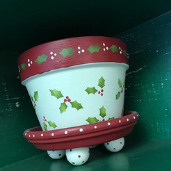 #189 Holly Berrys Stencil – Artistic Painting Studio