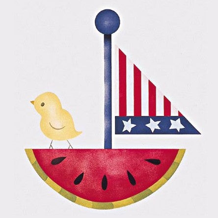 #238 American Pie Stencil