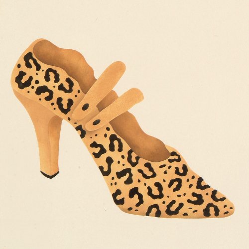 #247 Cheetah Shoe Stencil