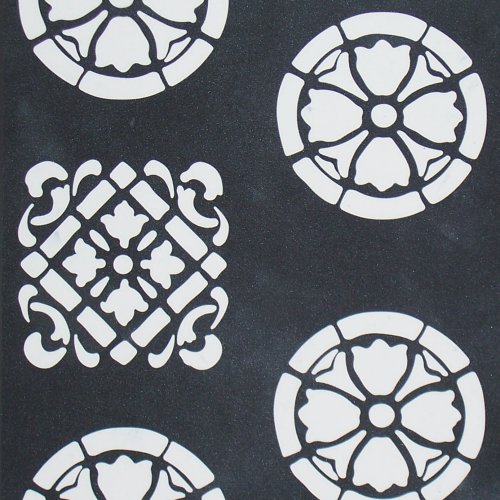 #529 Spanish Tiles Stencil