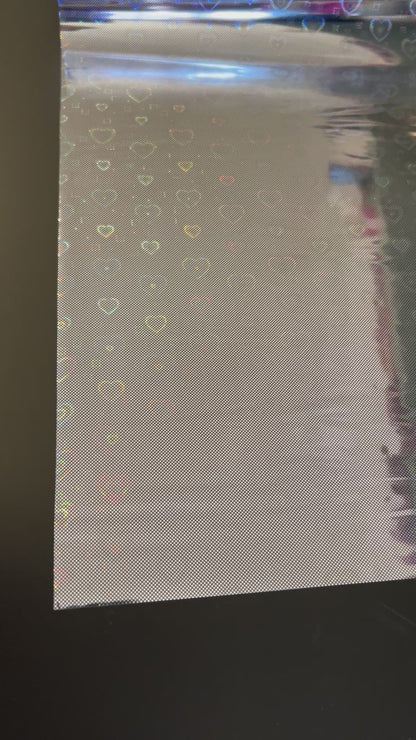 Gabe's Heart Hologram Foil
