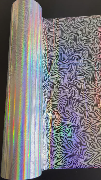 Pinwheel Flair Hologram Foil