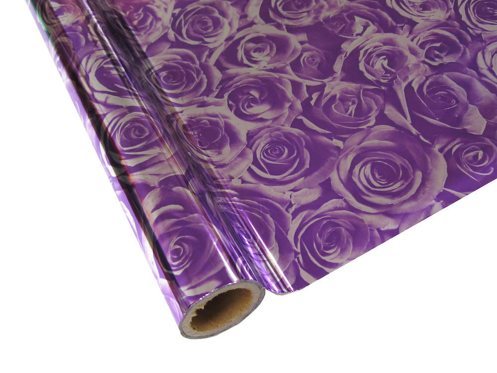Roses Purple Foil