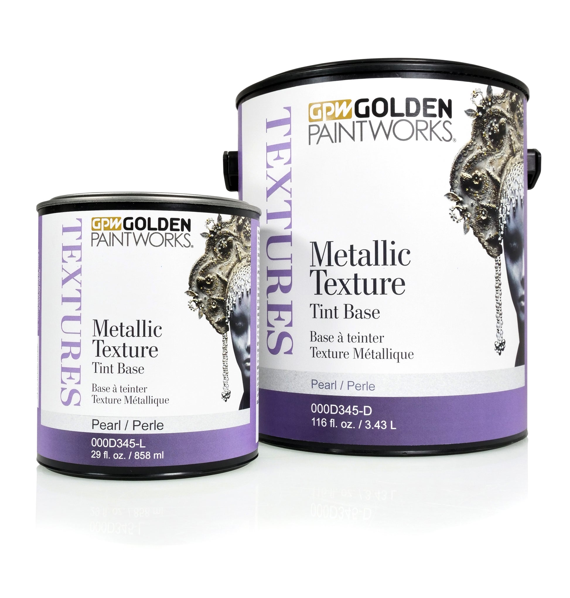 Metallic Texture Tint Base Gold - quart