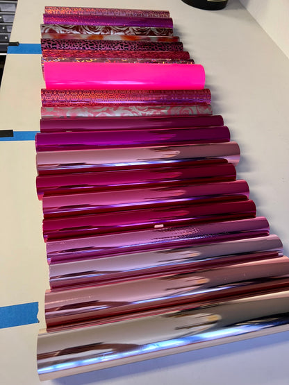 Pink Foils Collection & Sample Pack