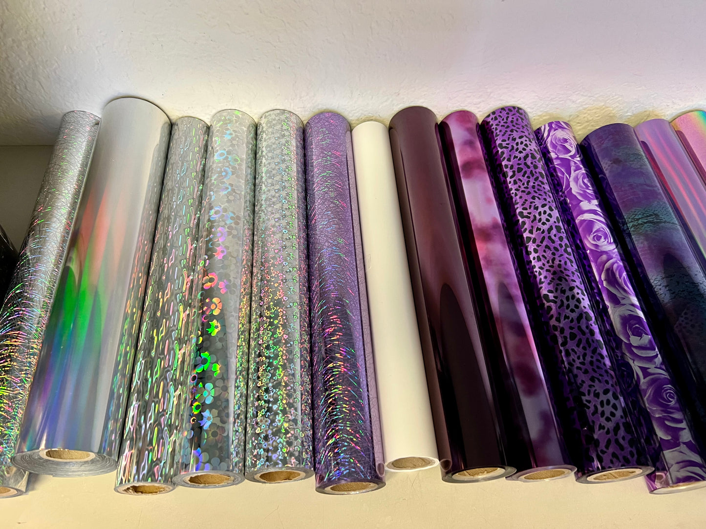 Purple & Silver Foils Collection & Sample Pack