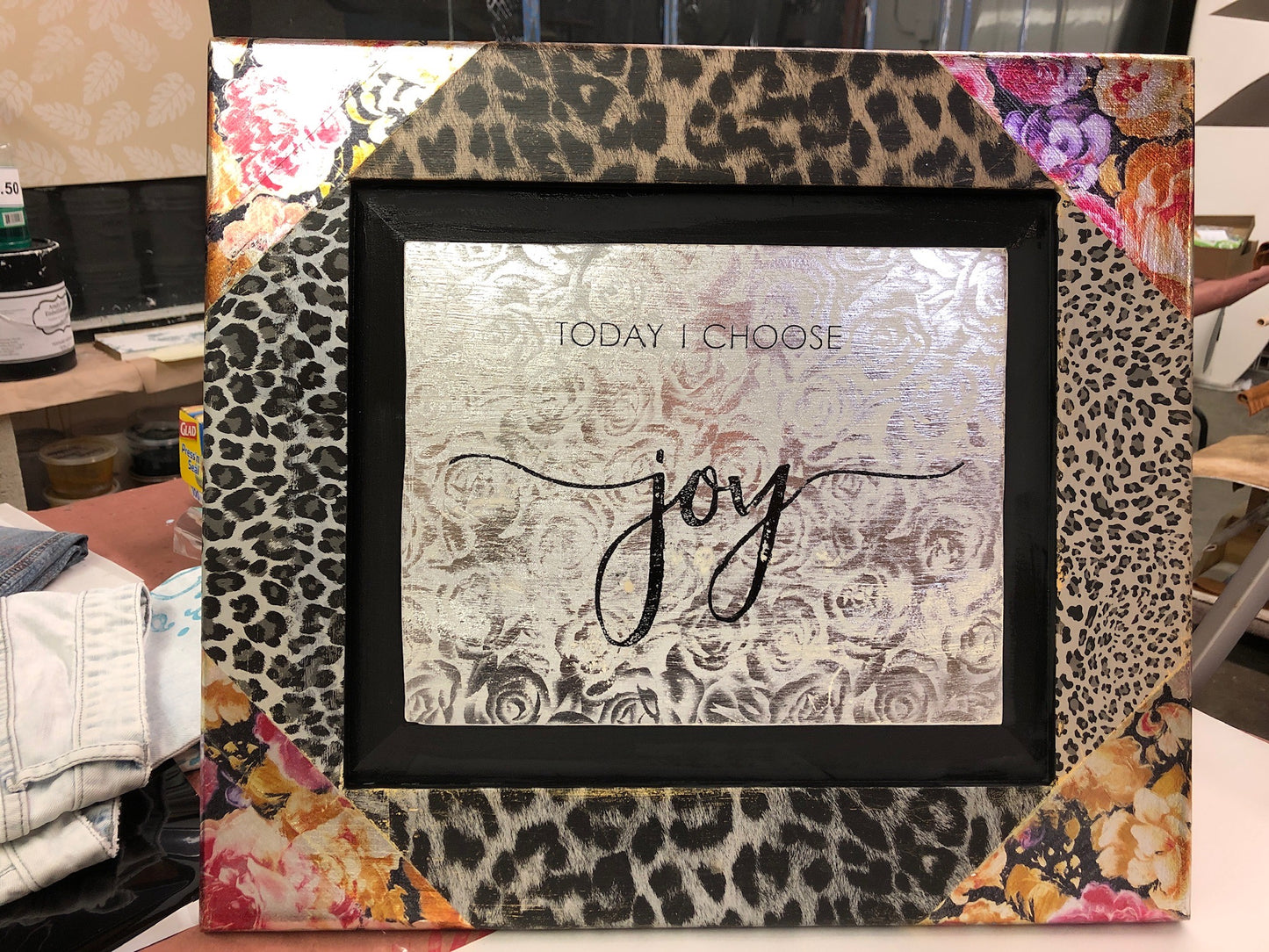 Foiled Frame - "Today I Choose Joy"