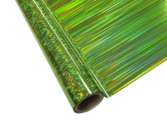 Green Lines Hologram Foil