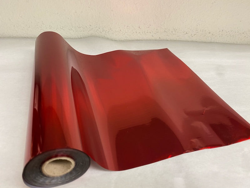 Scarlet Red Hologram Foil
