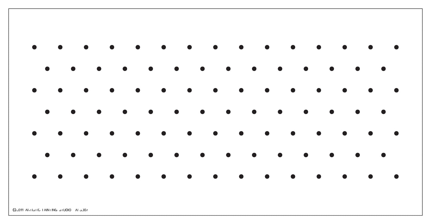 #907 Polka-dots Stencil